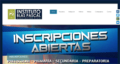 Desktop Screenshot of institutoblaspascal.edu.mx