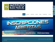 Tablet Screenshot of institutoblaspascal.edu.mx